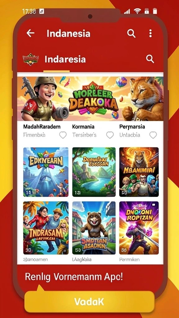 Screenshot aplikasi 1234BETS - Tampilan antarmuka yang intuitif.