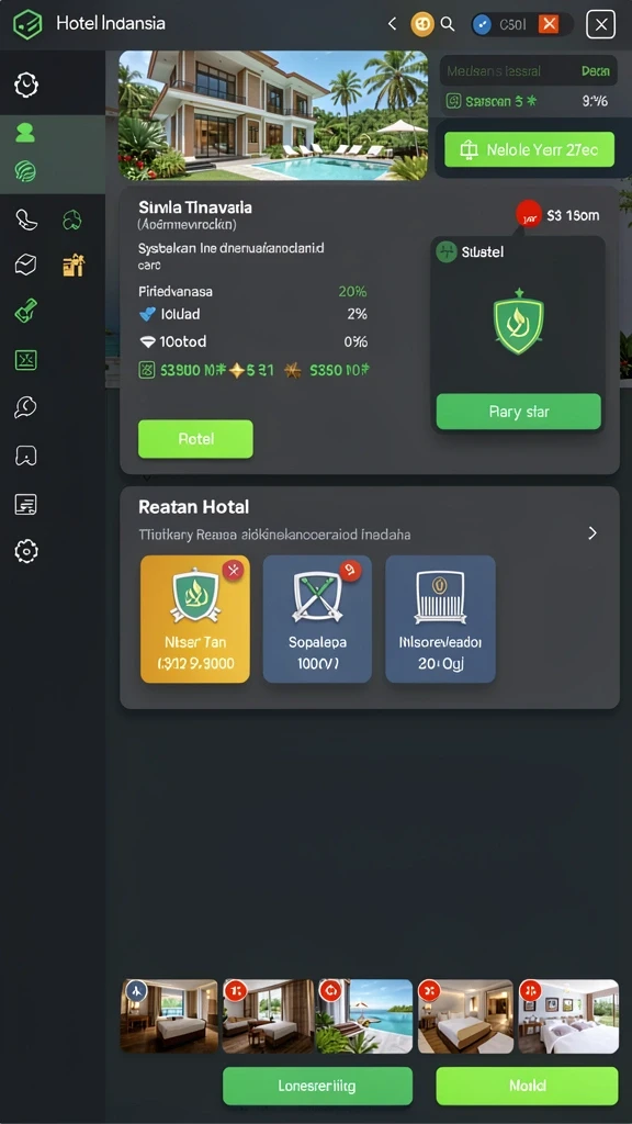Screenshot aplikasi 1234BETS - Fitur bonus menarik setiap minggu.