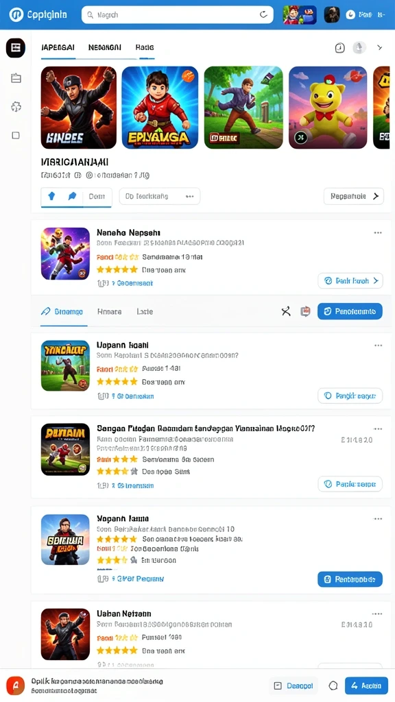 Tampilan antarmuka yang user-friendly dan intuitif.