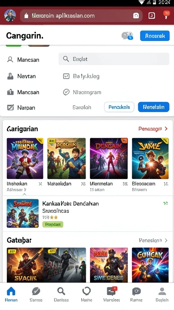 Beragam pilihan permainan yang seru untuk dimainkan.
