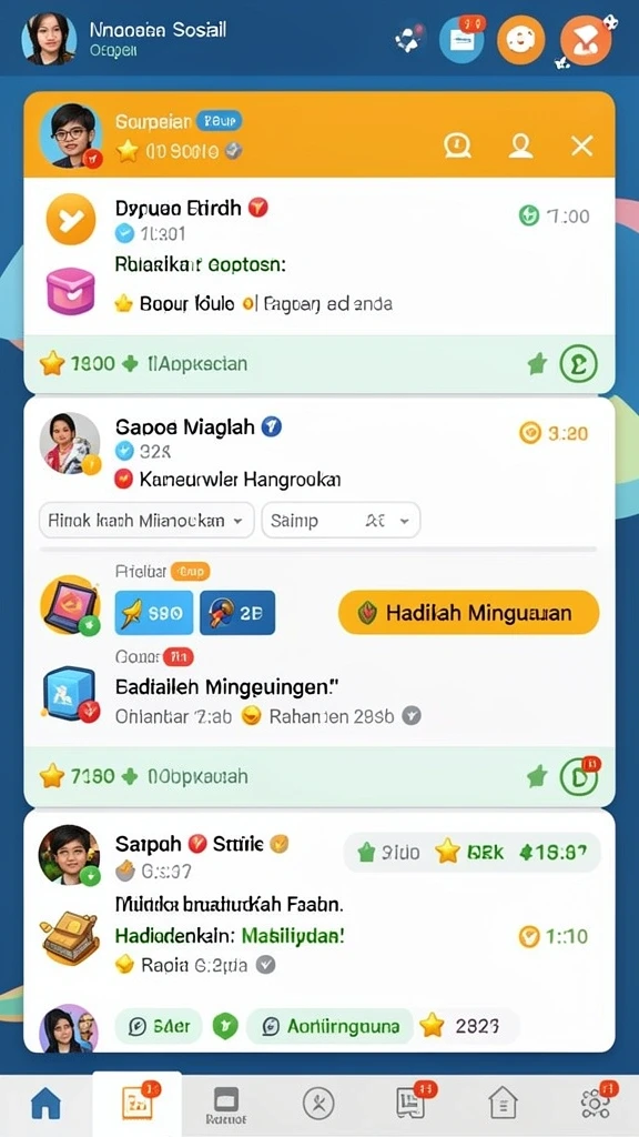 Beragam pilihan permainan yang menarik dan seru.