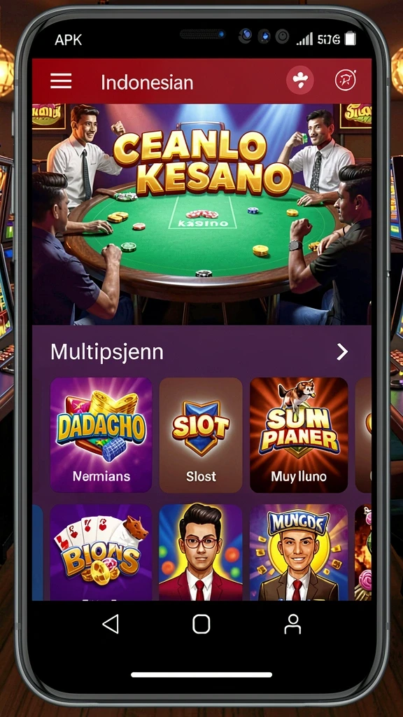 Karakter unik dengan kemampuan berbeda di setiap level.