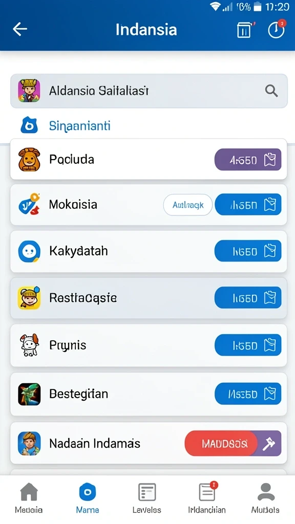 Karakter yang dapat dipilih dengan keunikan masing-masing.