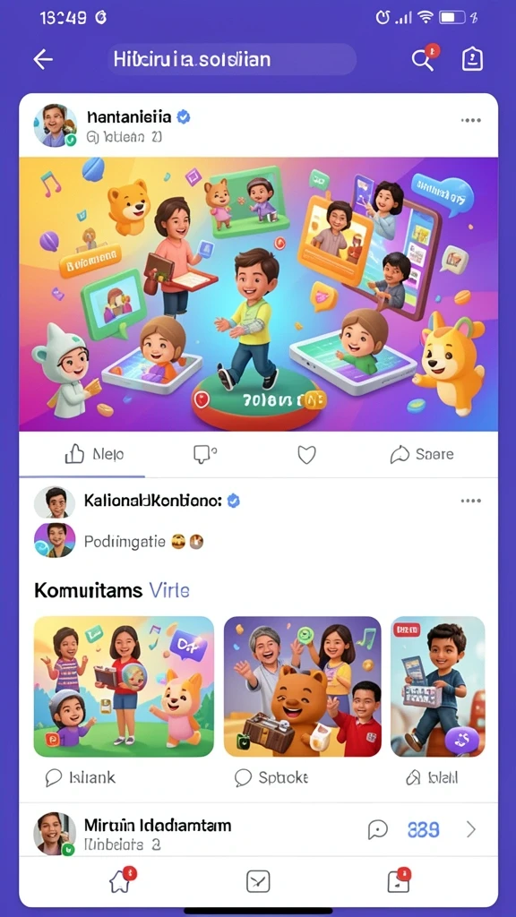 Level permainan yang penuh tantangan dan keseruan.