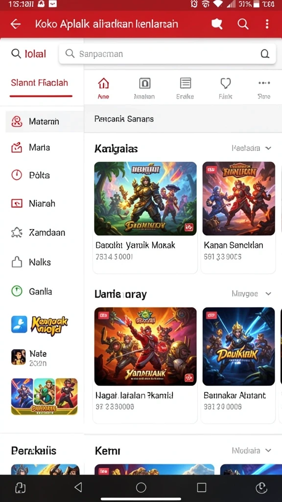 Berbagai permainan mini seru menunggu untuk dimainkan.