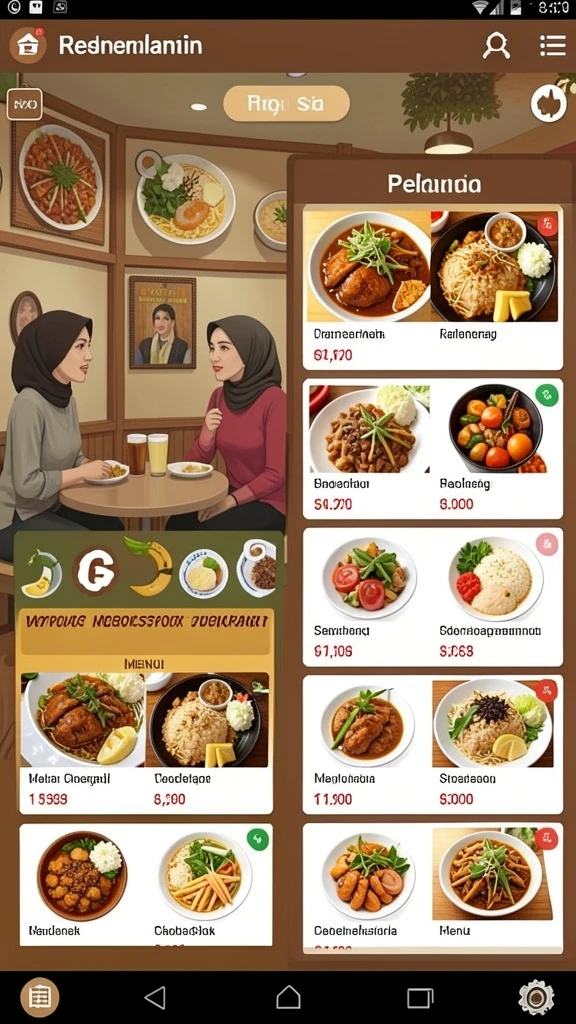 Tampilan grafik yang memukau dan warna-warna cerah.