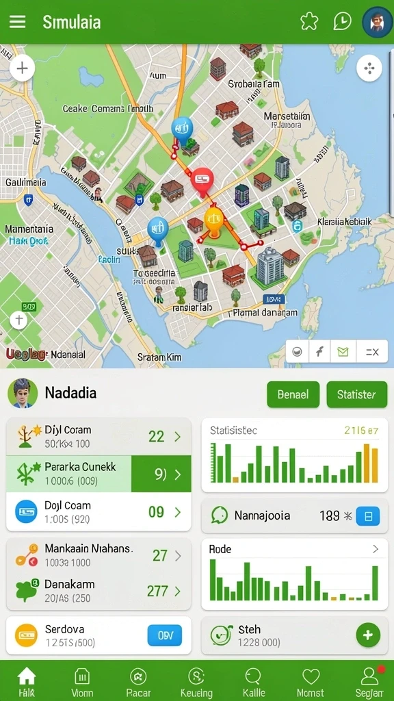 Tangkapan layar memperlihatkan level baru yang menantang.