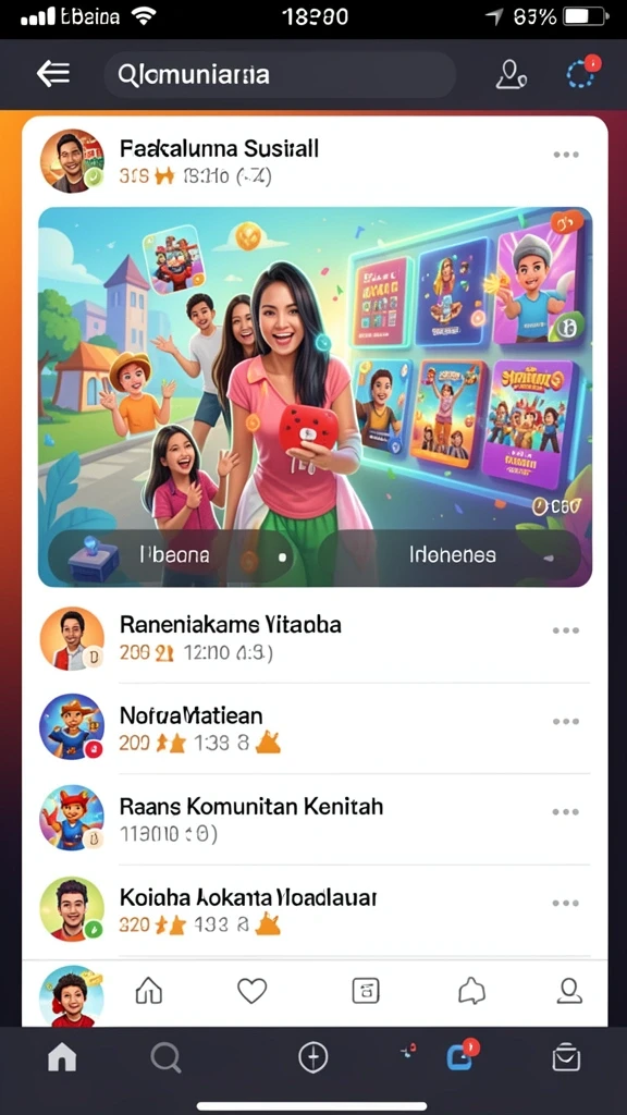 Bonus menarik yang ditawarkan dalam aplikasi.