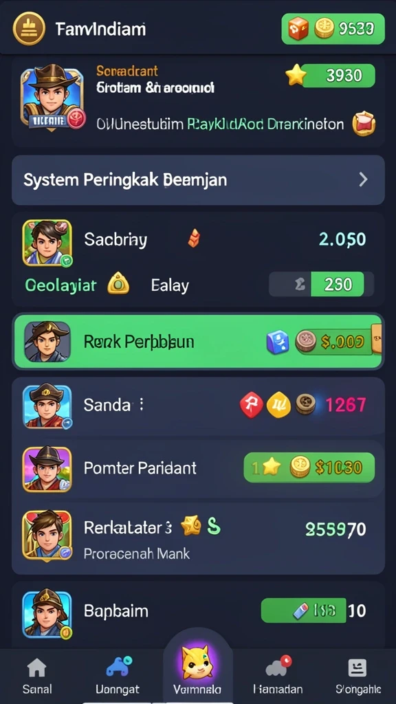 Tampilan antarmuka HAYA777 yang menarik dan mudah dinavigasi.