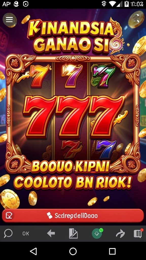 Screenshot memperlihatkan sistem reward yang memukau.