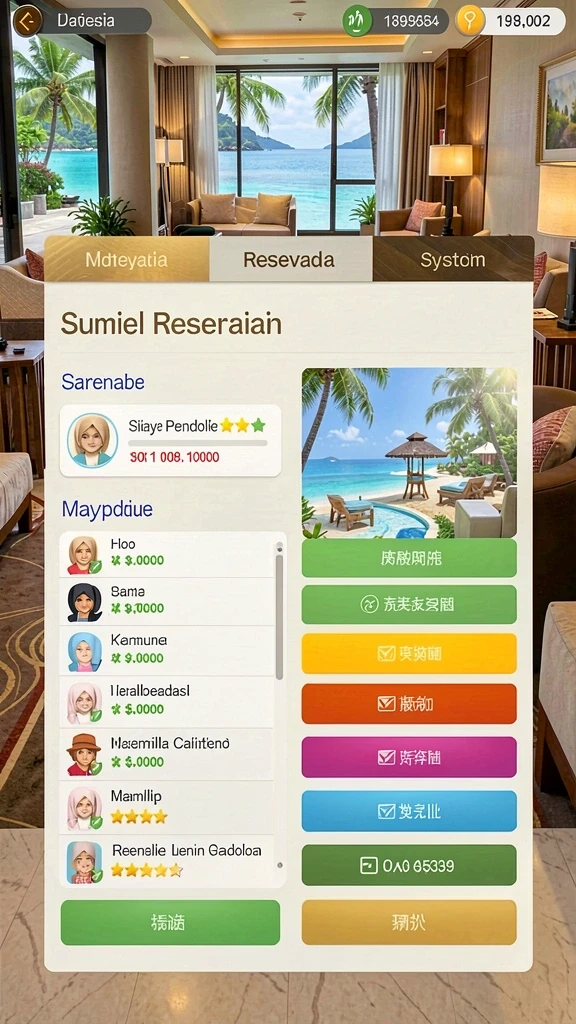 Tampilan antarmuka aplikasi yang bersih dan intuitif.