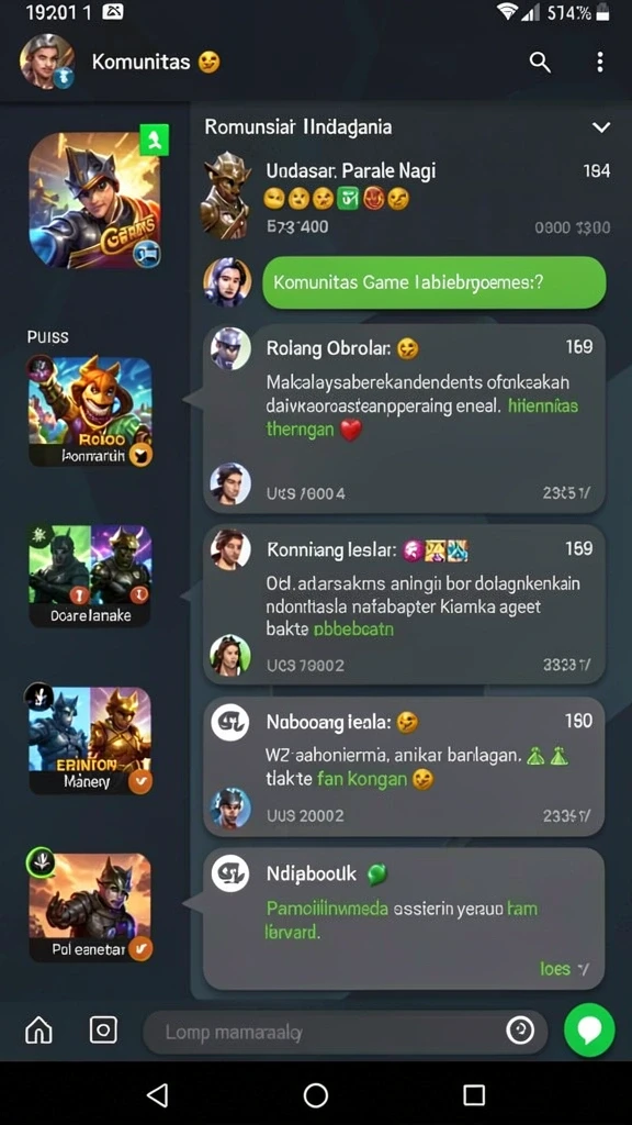 Fitur sosial yang memungkinkan interaksi antar pemain.
