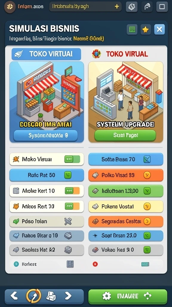 Tampilan awal yang menarik dan mudah dinavigasi.