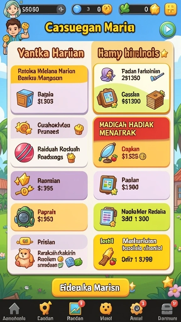 Berbagai mode permainan yang menarik untuk dijelajahi.