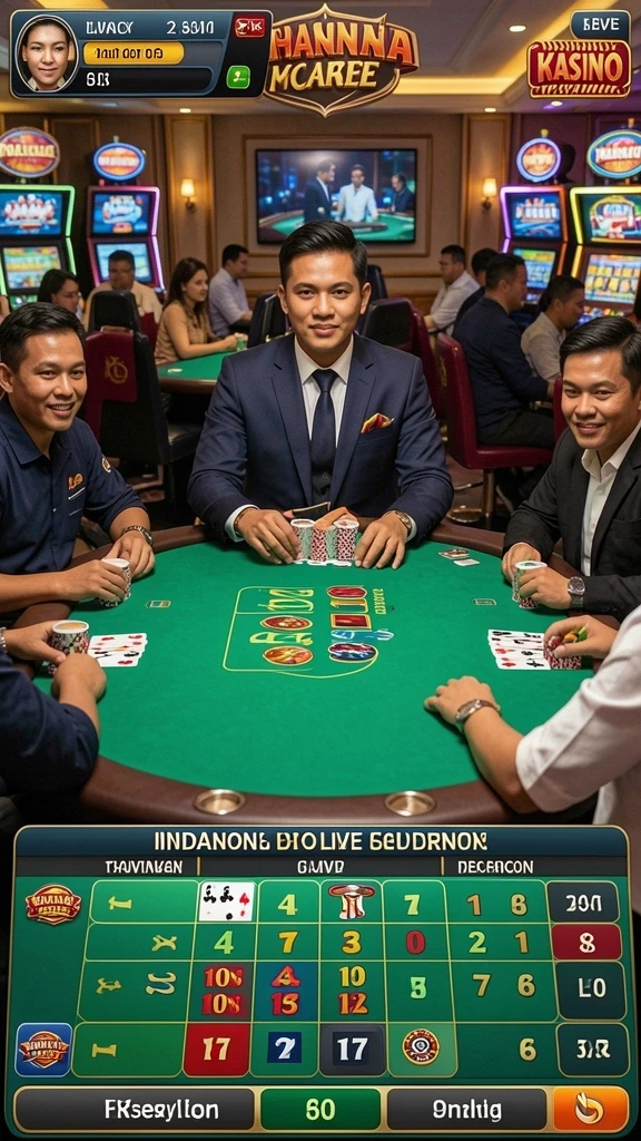 Beragam permainan judi yang tersedia di aplikasi.