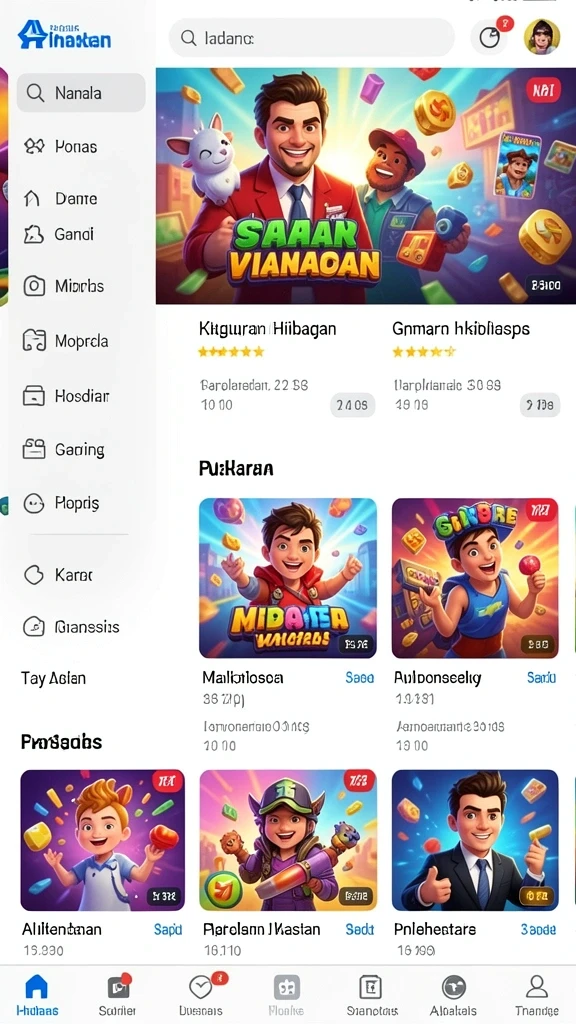 Berbagai pilihan karakter yang bisa dimainkan.