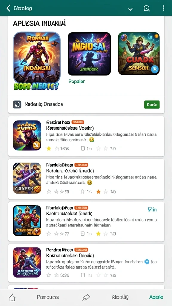 Tampilan antarmuka yang menarik dan intuitif.