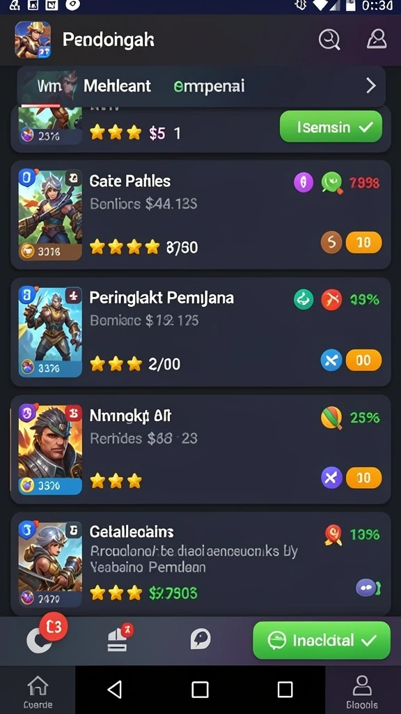 Berbagai tema slot yang menghibur.