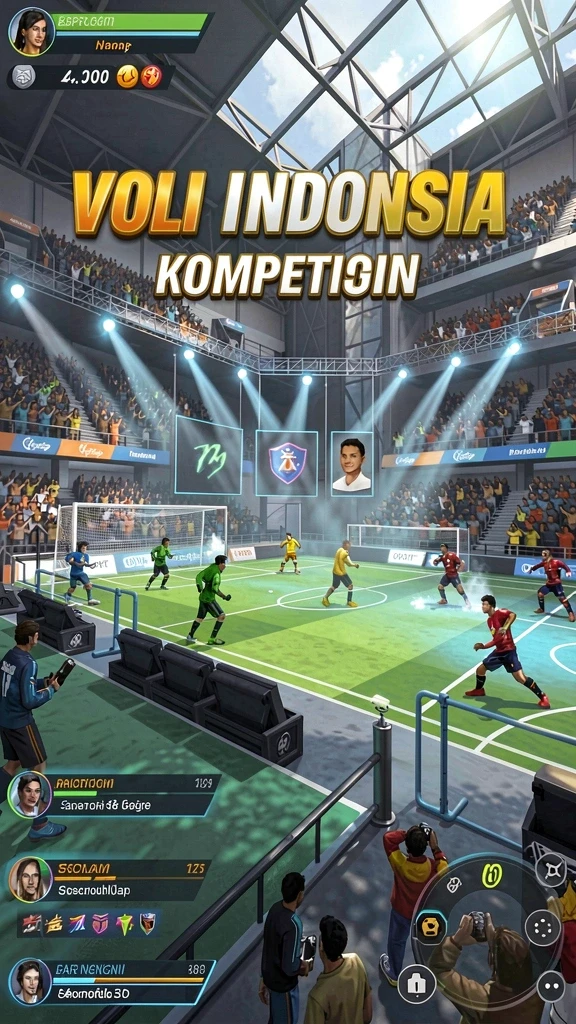 Tampilan karakter yang detail dan menarik.