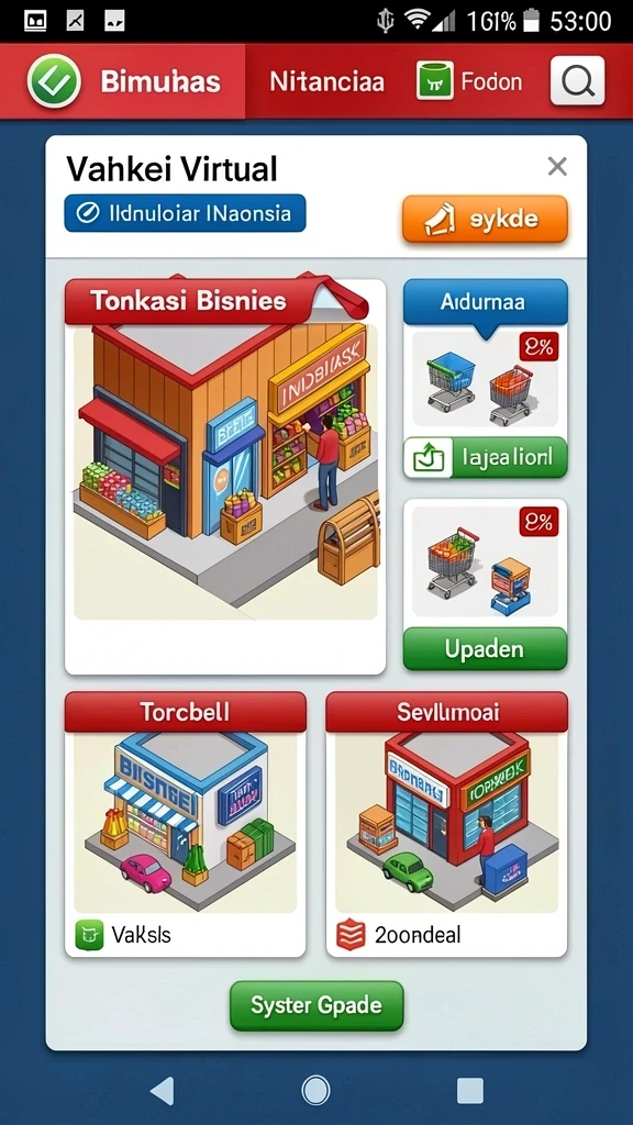 Mode permainan yang bervariasi dan menyenangkan.