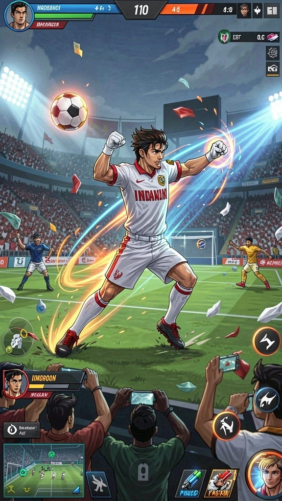 Tampilan awal permainan yang menarik perhatian.
