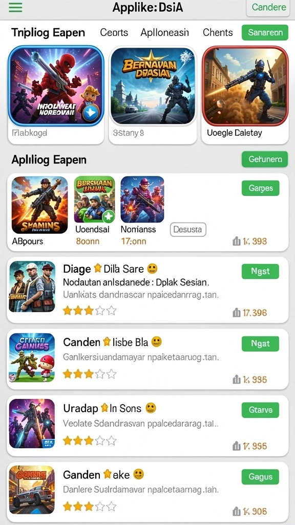 Tampilan antarmuka yang user-friendly.