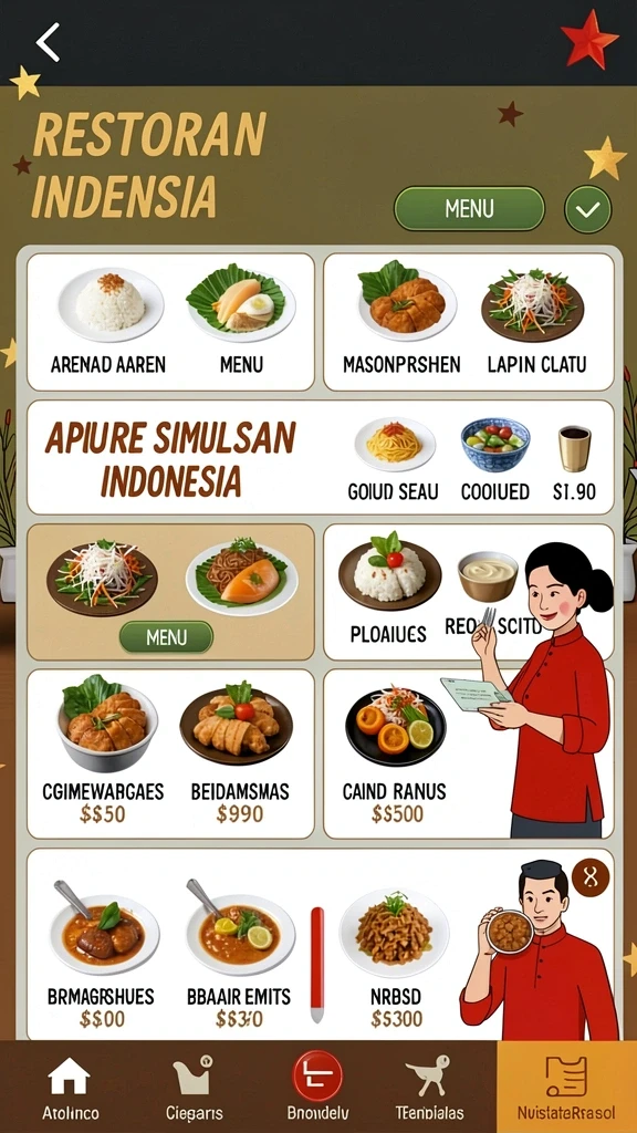 Fitur multiplayer yang mendukung interaksi dengan teman.