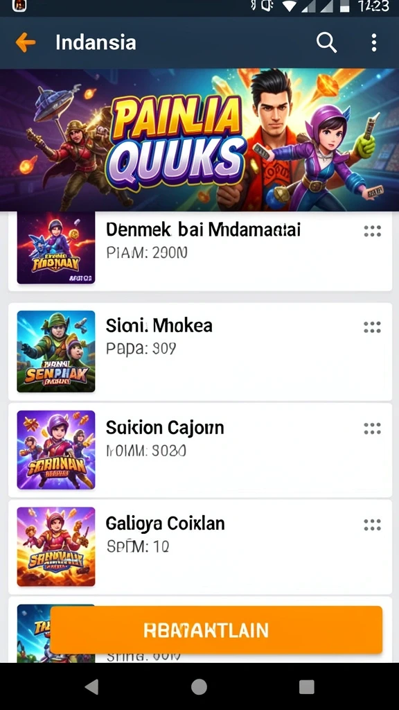Tampilan antarmuka pengguna yang intuitif.
