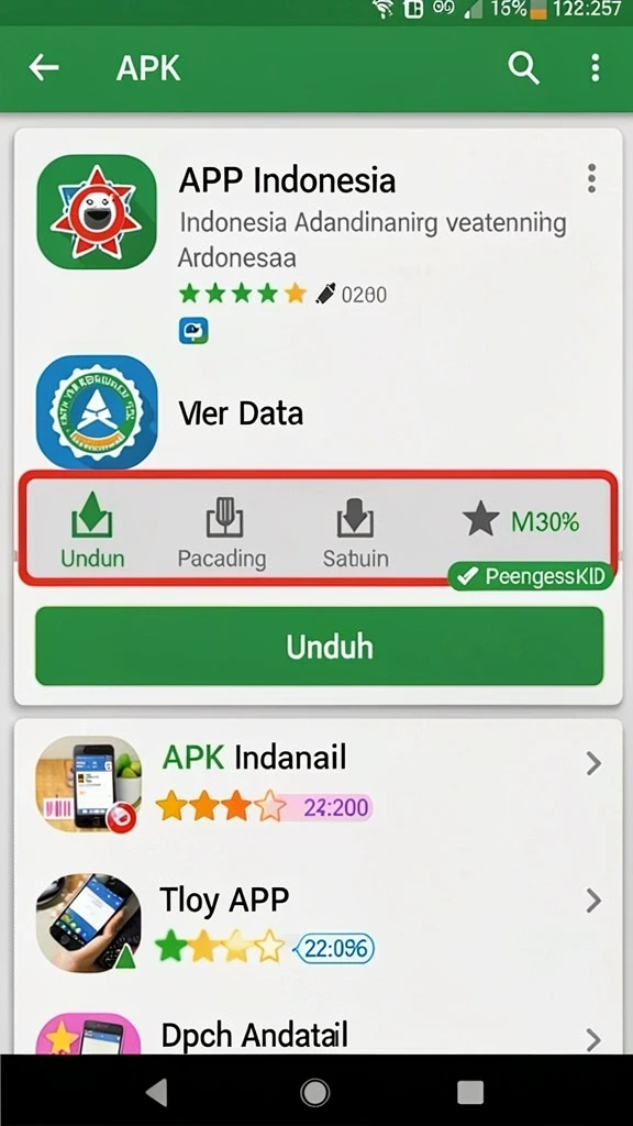 Tampilan fitur gameplay yang menarik.