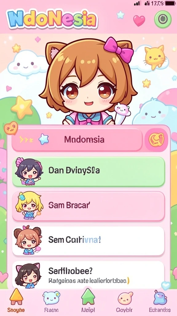 Tampilan permainan slot yang menarik dan berwarna-warni.